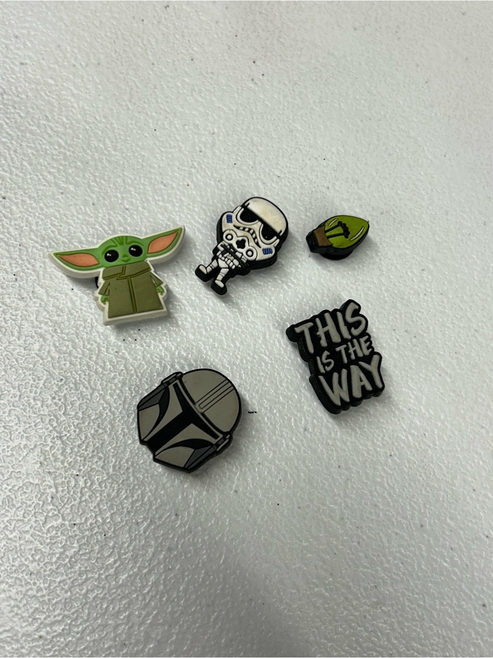 Green "This Is The Way" croc Charms - Star Wars Inspired